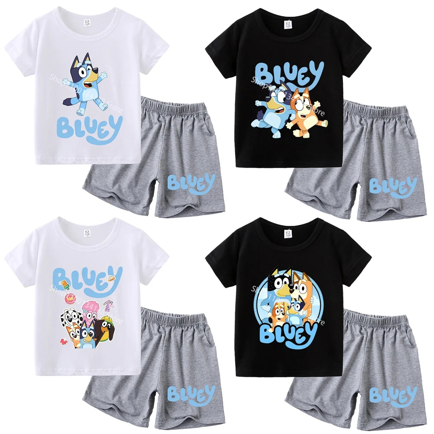 Pijama Bluey y Bingo