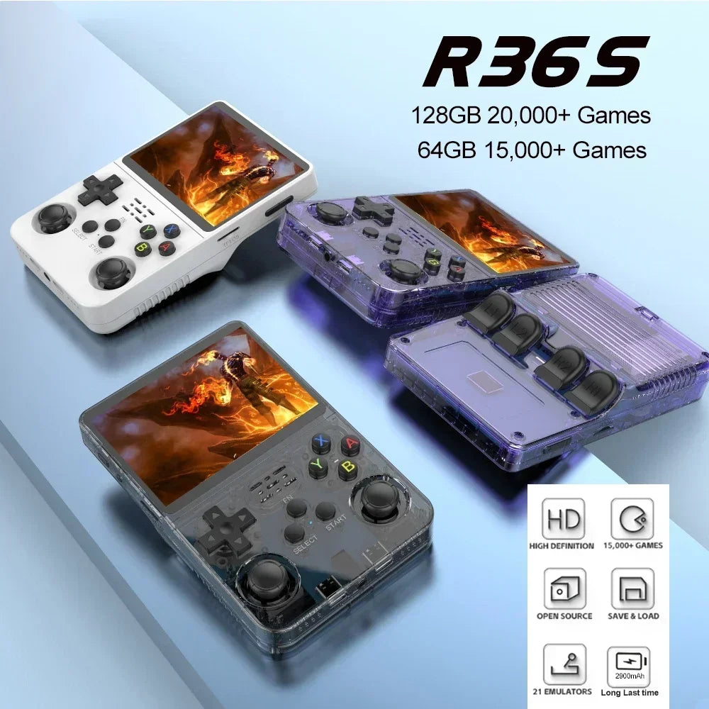 consola de videojuegos Retro R36S